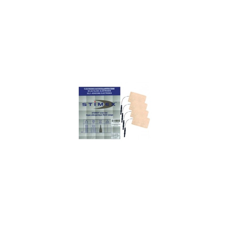 Electrodes autocollantes Stimex 90X50mm par 4